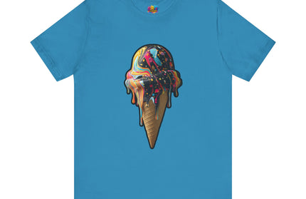 Pastel Marble Swirl Ice Cream Tee