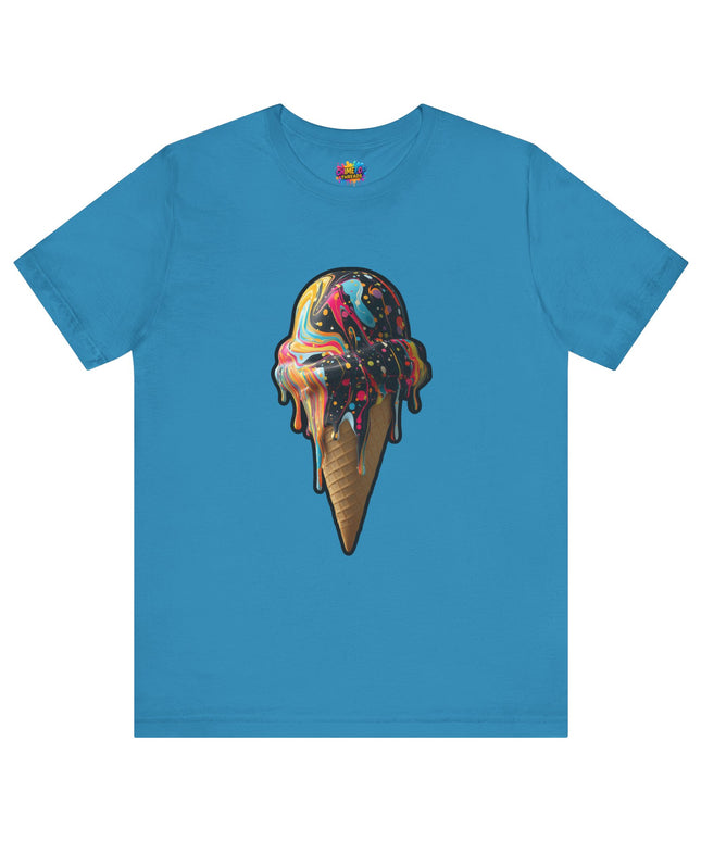 Pastel Marble Swirl Ice Cream Tee