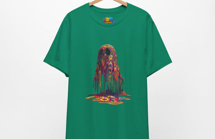 Psychedelic Ghost Rainbow Drip Spirit Tee