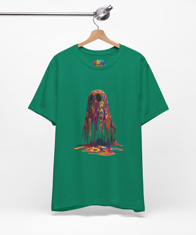 Psychedelic Ghost Rainbow Drip Spirit Tee