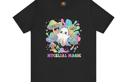 Mycelial Magic Rainbow Ghost Tee