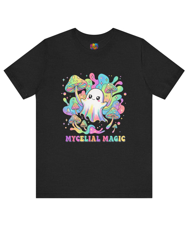Mycelial Magic Rainbow Ghost Tee