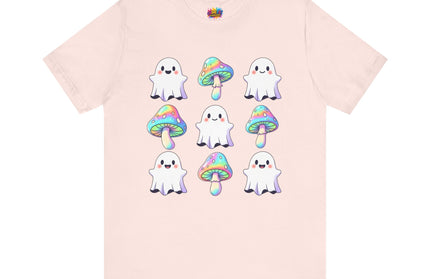 Kawaii Ghost Mushroom Tee
