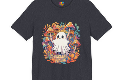 Mycelial Magic Orange Glow Ghost Tee