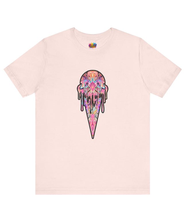 Pastel Ice Cream Symmetrical Drip Tee