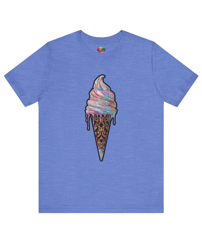 Baroque Marble Swirl Ice Cream Tee