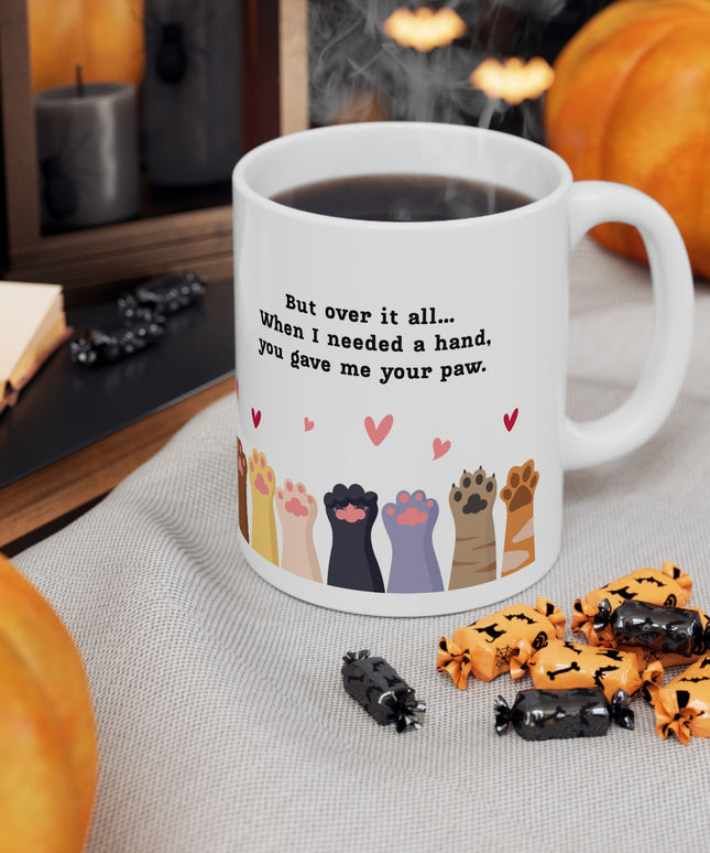 Love Hurts, But He’s Worth It (My Cat) Mug (11oz.)