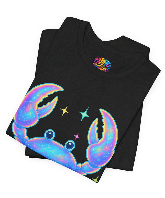 CLAWSOME Neon Crab Tee - Ocean Lover T-Shirt