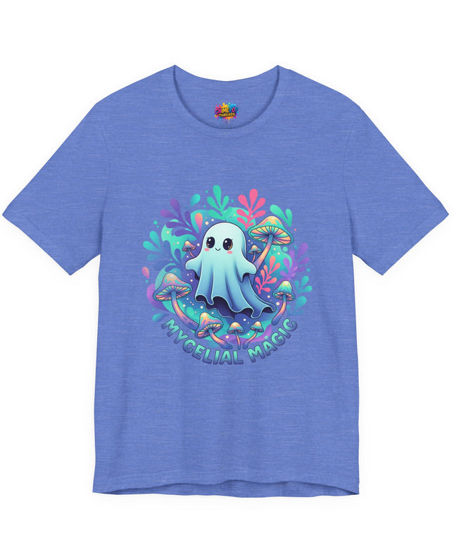Mycelial Magic Blue Glow Ghost Tee