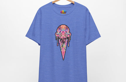 Pastel Ice Cream Symmetrical Drip Tee