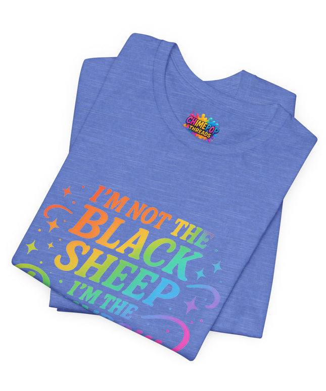Rainbow Sheep Quote Tee
