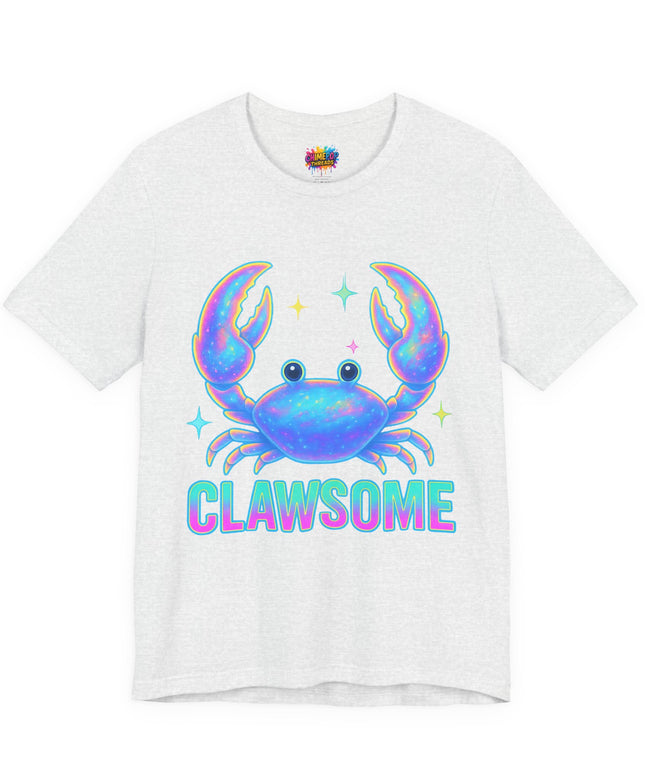 CLAWSOME Neon Crab Tee - Ocean Lover T-Shirt