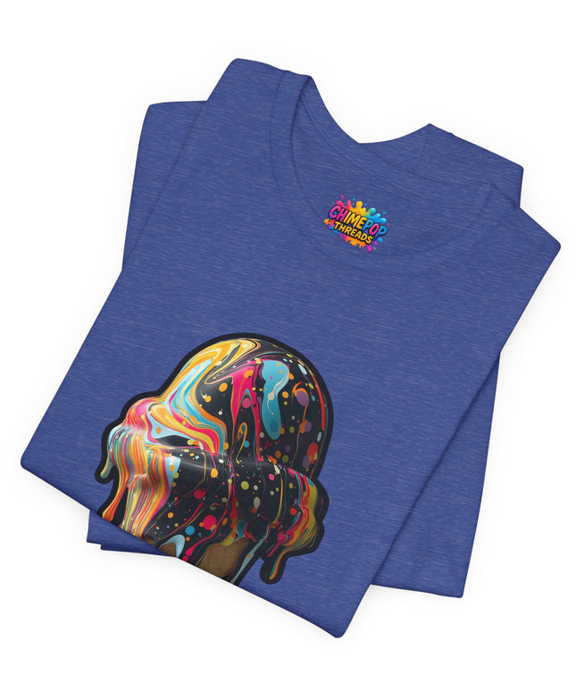 Pastel Marble Swirl Ice Cream Tee