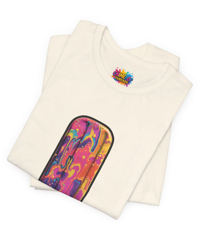 Psychedelic Rainbow Popsicle Drip Tee
