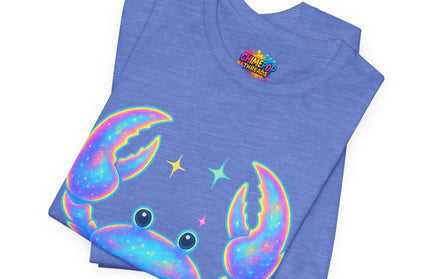 CLAWSOME Neon Crab Tee - Ocean Lover T-Shirt