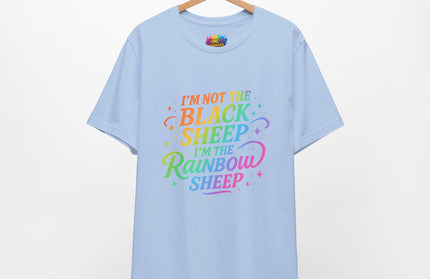 Rainbow Sheep Quote Tee