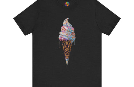 Baroque Marble Swirl Ice Cream Tee