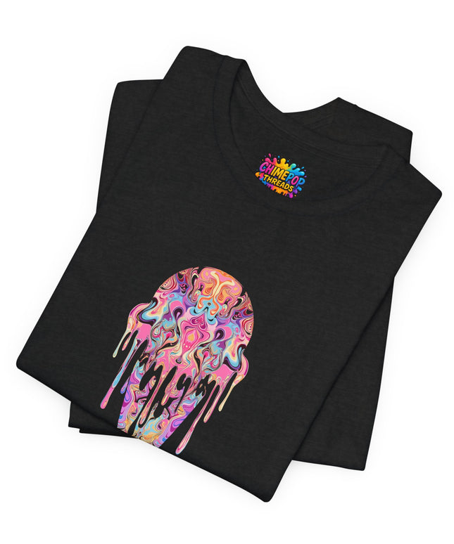 Pastel Ice Cream Symmetrical Drip Tee