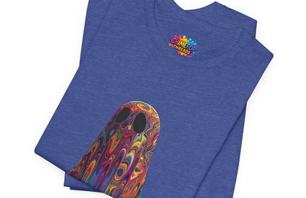 Psychedelic Ghost Rainbow Drip Spirit Tee