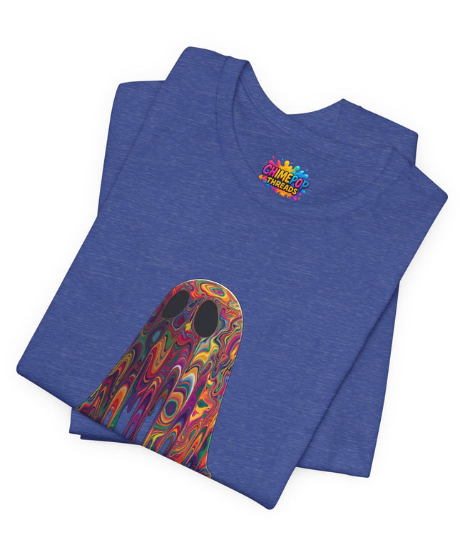 Psychedelic Ghost Rainbow Drip Spirit Tee
