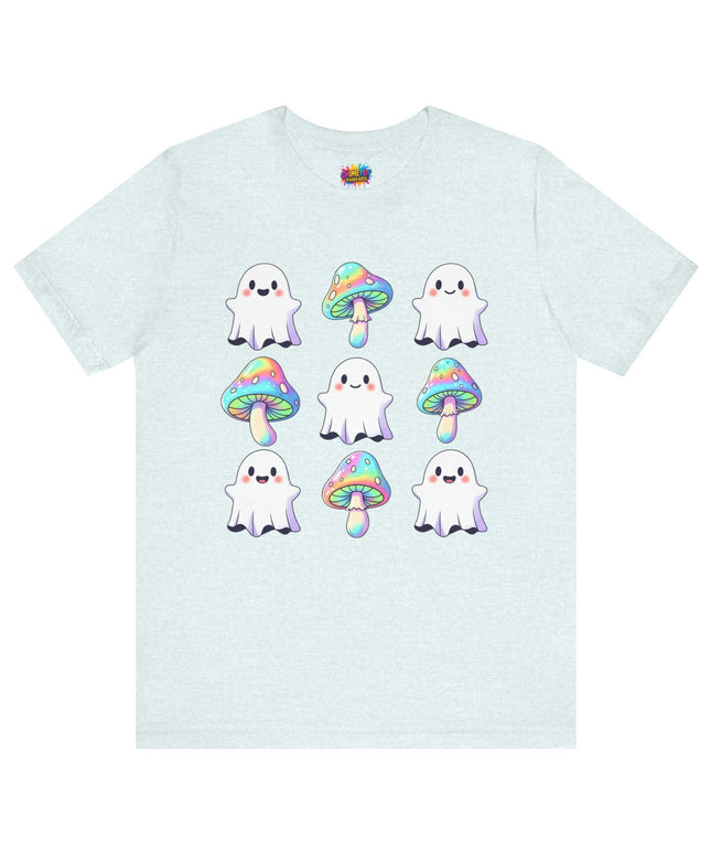 Kawaii Ghost Mushroom Tee