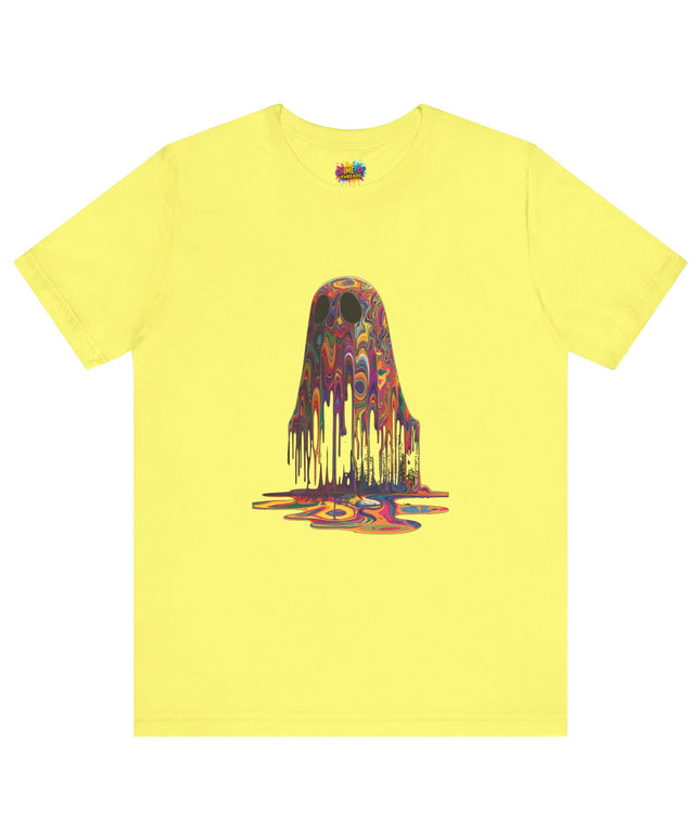 Psychedelic Ghost Rainbow Drip Spirit Tee