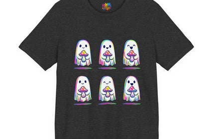 Shopify Title: Rainbow Drip Ghost Tee