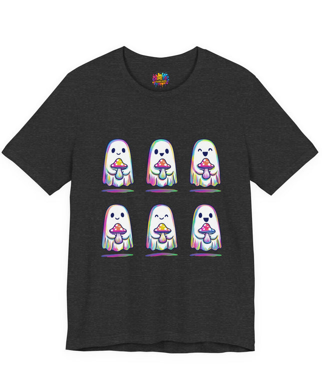 Shopify Title: Rainbow Drip Ghost Tee