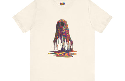 Psychedelic Ghost Rainbow Drip Spirit Tee