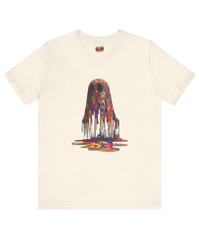 Psychedelic Ghost Rainbow Drip Spirit Tee