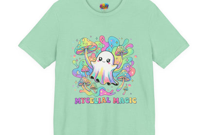 Mycelial Magic Rainbow Ghost Tee