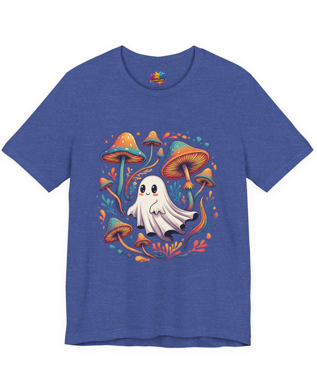 Mycelial Magic Ghost Mushroom Tee