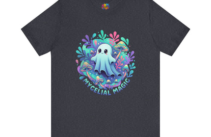 Mycelial Magic Blue Glow Ghost Tee