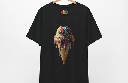 Pastel Marble Swirl Ice Cream Tee