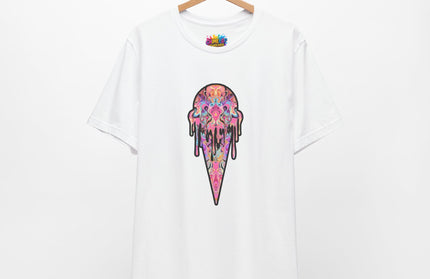 Pastel Ice Cream Symmetrical Drip Tee