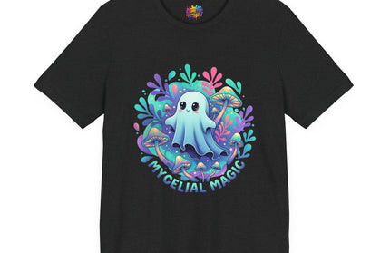 Mycelial Magic Blue Glow Ghost Tee