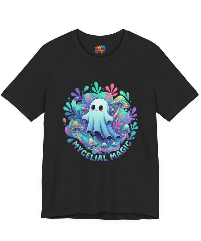 Mycelial Magic Blue Glow Ghost Tee
