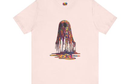Psychedelic Ghost Rainbow Drip Spirit Tee
