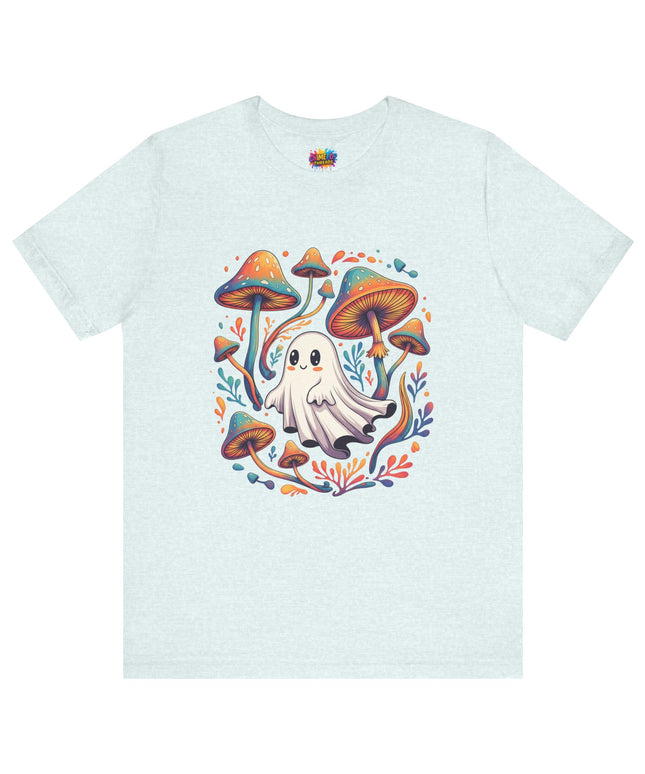 Mycelial Magic Ghost Mushroom Tee