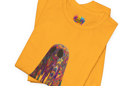 Psychedelic Ghost Rainbow Drip Spirit Tee