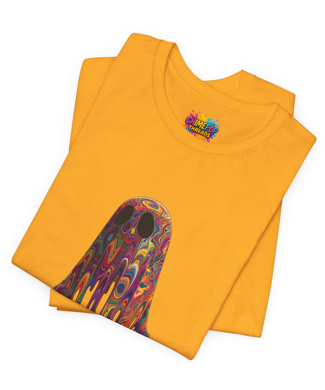 Psychedelic Ghost Rainbow Drip Spirit Tee