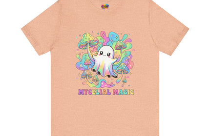Mycelial Magic Rainbow Ghost Tee