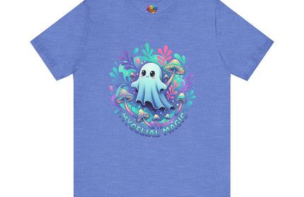 Mycelial Magic Blue Glow Ghost Tee