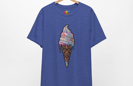 Baroque Marble Swirl Ice Cream Tee