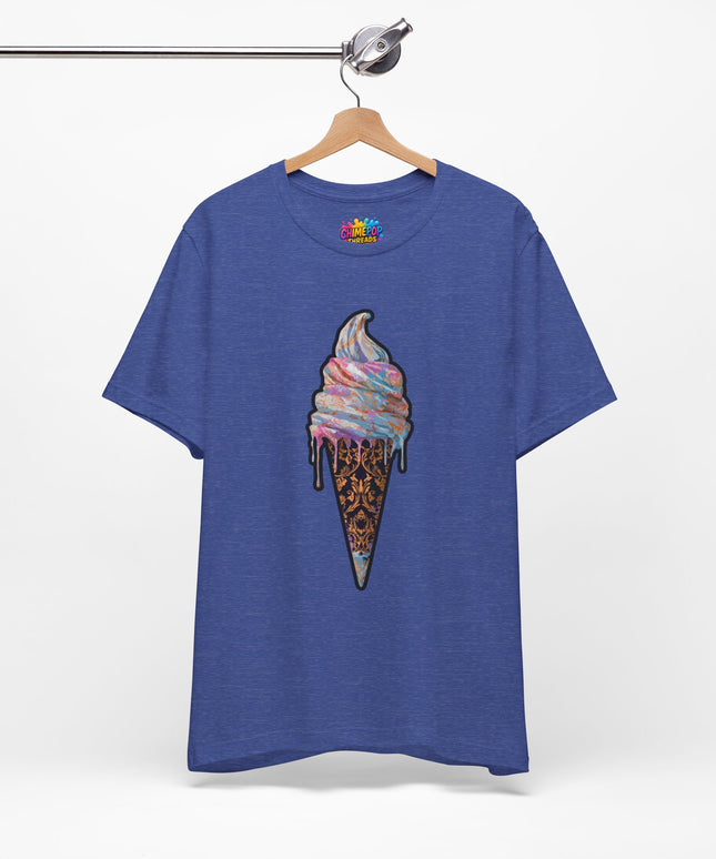 Baroque Marble Swirl Ice Cream Tee