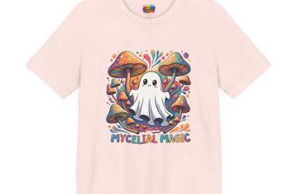 Mycelial Magic Rainbow Ghost Tee