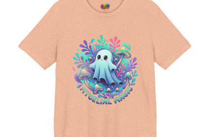 Mycelial Magic Blue Glow Ghost Tee