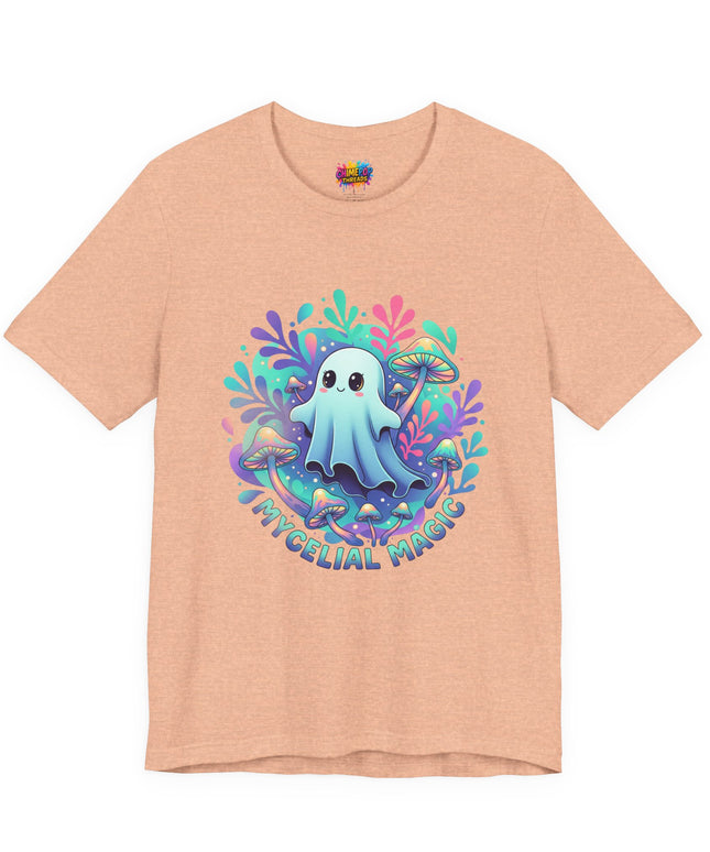 Mycelial Magic Blue Glow Ghost Tee