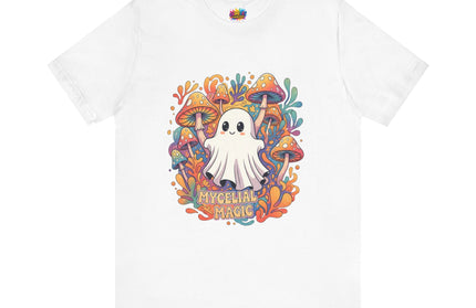 Mycelial Magic Orange Glow Ghost Tee