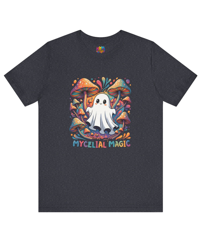 Mycelial Magic Rainbow Ghost Tee